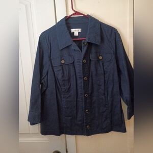 CJ Banks Dark Blue Jean Jacket